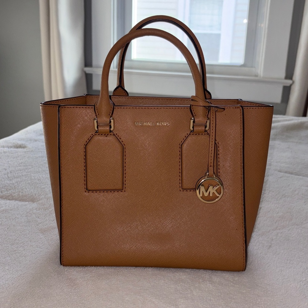 Michael Kors Tan Satchel Bag